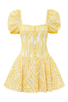 Yara Broderie Anglaise Mini Dress